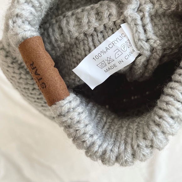 CHOOSE ONE - Super Star | Chunky Knit Gender Neutral Baby Beanie Hat - Picture 6 of 6